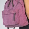 Mochila de piel para mujer