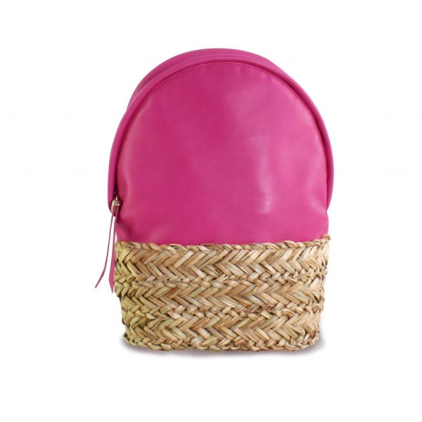 minimochila blover en piel fucsio